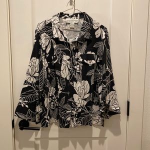 Pineapple Moon Button Down Blouse‎